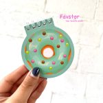 دفترچه یادداشت سیمی طرح دونات شاینی - Image 7