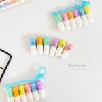 ست 6 عددی مینی هایلایتر Touch Cool طرح کپسول کد QJ-011 - Image 3