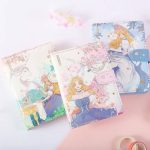 دفترچه جلد مگنتی JINGU طرح دختر انیمه ای و یونیکورن کد 6904 - Image 4