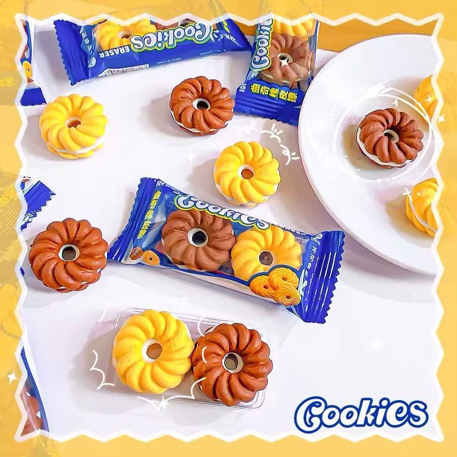 ست دو عددی پاک کن HUIHU طرح Cookies کد HB-662