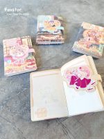 دفترچه جلد پفکی مگنتی JINGU طرح دختر FLOWER SHOP کد 6912 - Image 5