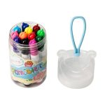 ست 12 عددی ماژیک رنگ آمیزی قابل شستشو BOLUN طرح خرس کد 718 - Image 4