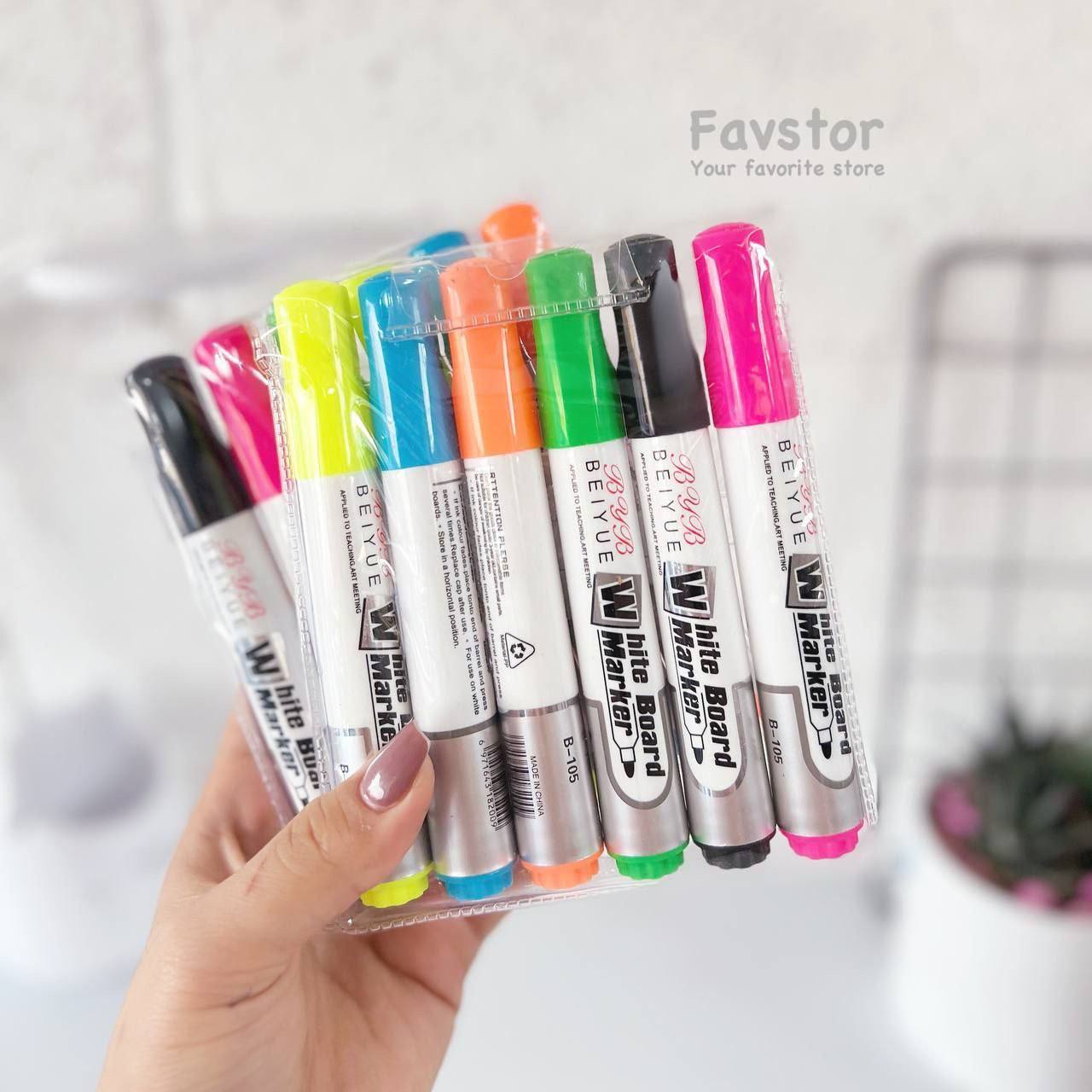 ست 6 رنگ ماژیک وایت برد BEIYUE کد B-105