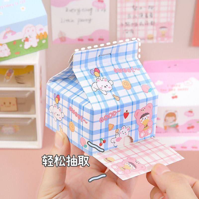 نوت پد 200 برگ MOKA طرح شیر پاکتی کد MK-5280