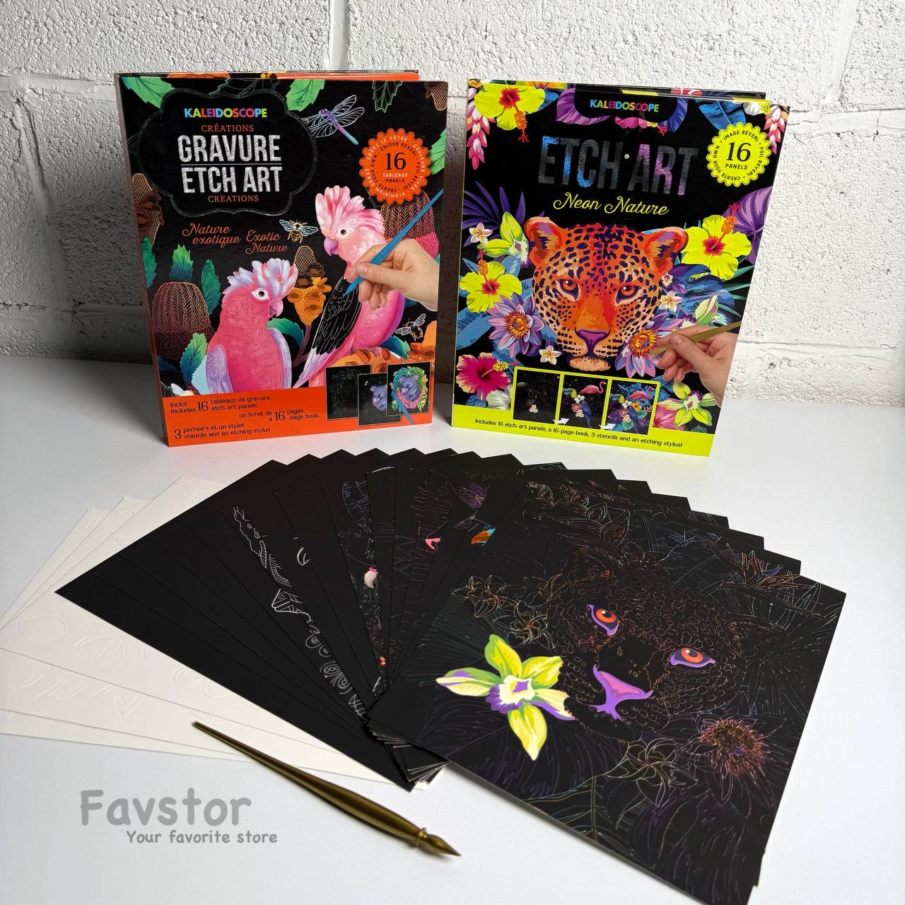 ست 20 تکه اسکرچ کارت طرح حیوانات