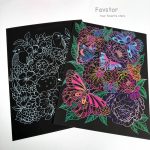 ست 20 تکه اسکرچ کارت طرح گل - Image 2