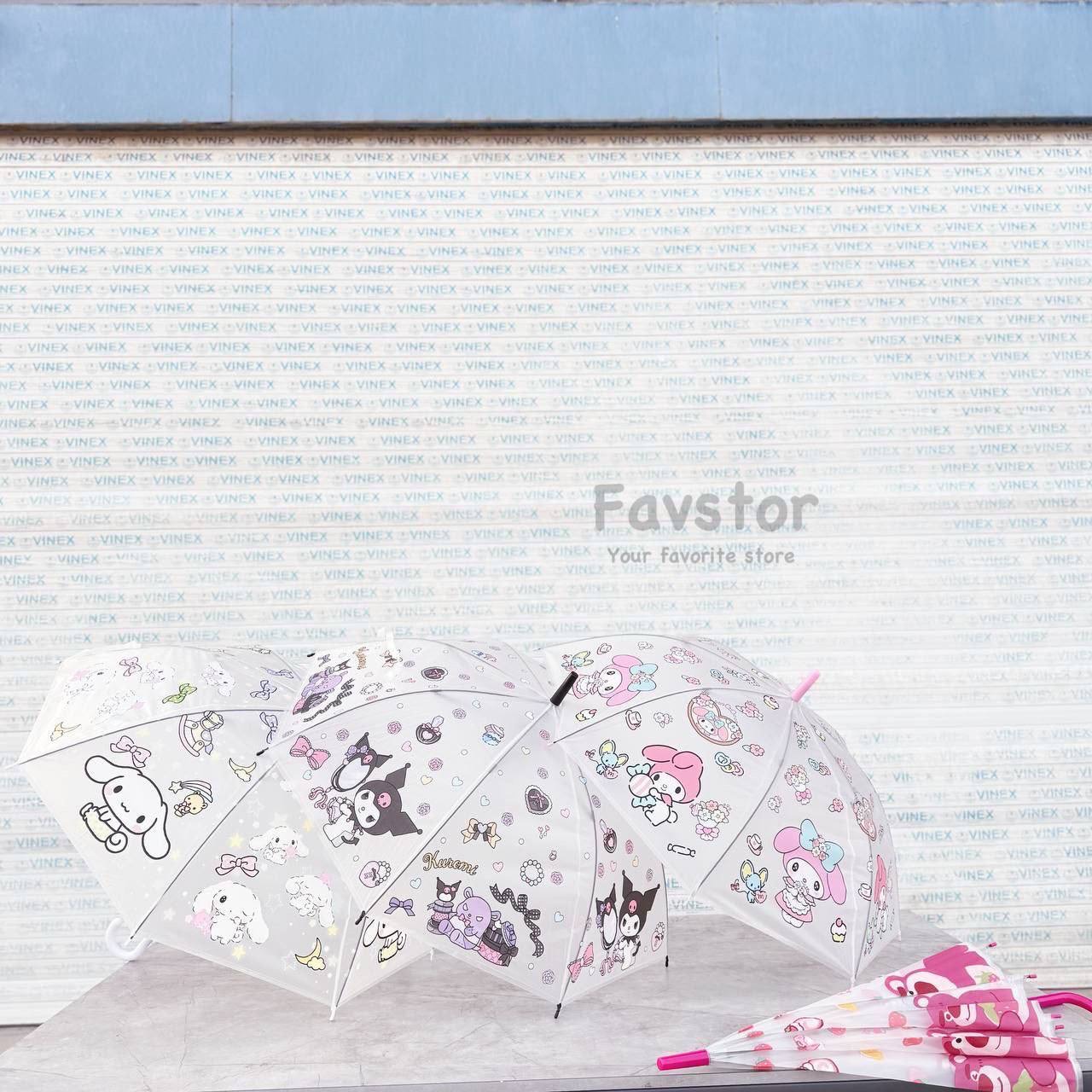 چتر اتوماتیک مات طرح لوتسو و Sanrio