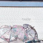 چتر اتوماتیک شفاف طرح کرومی و Sanrio