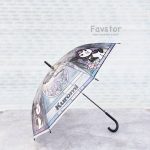 چتر اتوماتیک شفاف طرح کرومی و Sanrio - Image 3