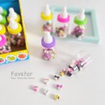 ست 25 عددی مینی پاک کن طرح شیشه شیر کرومی و Sanrio - Image 2