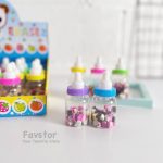 ست 25 عددی مینی پاک کن طرح شیشه شیر کرومی و Sanrio