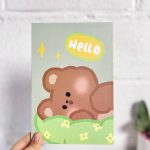 آینه رومیزی تاشو XIUDOU طرح Hi کد 14369 - Image 8