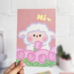 آینه رومیزی تاشو XIUDOU طرح Hi کد 14369 - Image 7