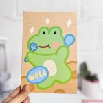 آینه رومیزی تاشو XIUDOU طرح Hi کد 14369 - Image 3