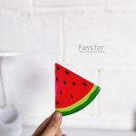 زیر لیوانی چوبی طرح هندوانه - Image 2