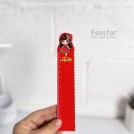 خط کش چوبی طرح دختر یلدایی - Image 7