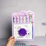 ست 10 تکه بوم رنگ آمیزی‌ سری کرومی و Sanrio و لابوبو کد 6068 - Image 2