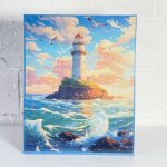 تابلو بوم نقاشی الماسی فول نگین سایز 50*40 سری YSU000 - Image 6