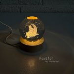 گوی کریستالی پایه چوبی سایز 6 - Image 9