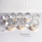 گوی کریستالی پایه چوبی سایز 8 - Image 2