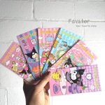 استیکر دفترچه ای باریک طرح کرومی و Sanrio کد SZ/352