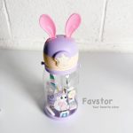 قمقمه بند دار گوش سیلیکونی خرگوشی - Image 3