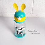 قمقمه بند دار گوش سیلیکونی خرگوشی - Image 6