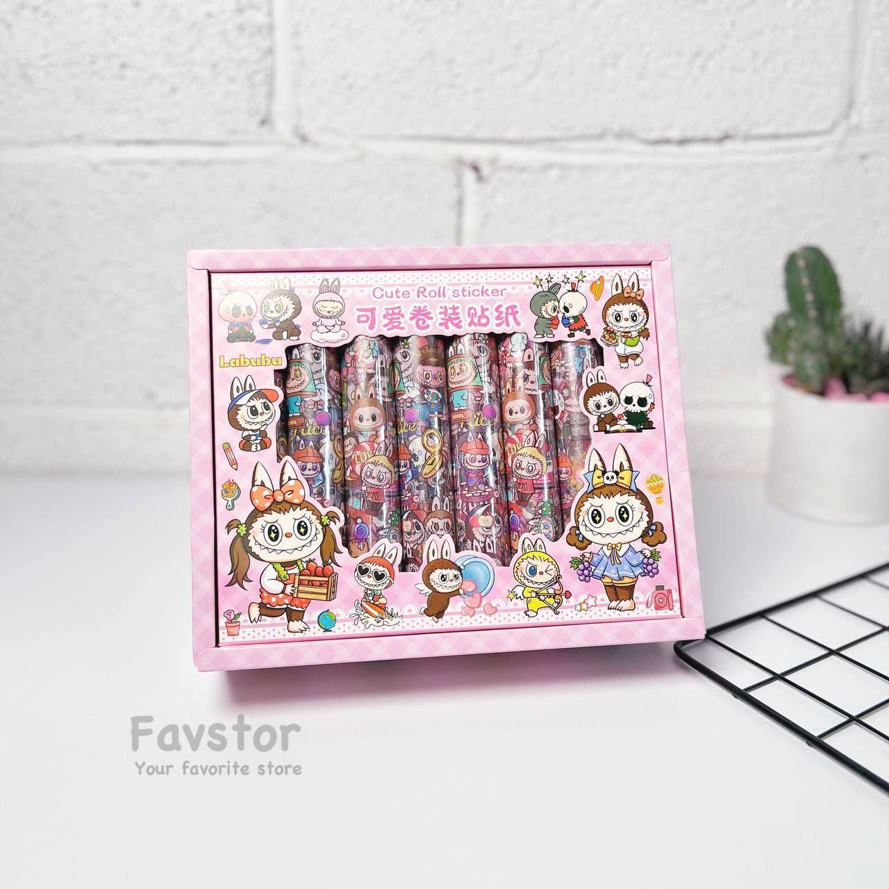 استیکر رولی طرح لابوبو کد CY-CR