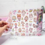 استیکر رولی طرح لابوبو کد CY-CR - Image 2