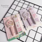 ست دو عددی قیچی غلاف دار و پک سوپرایزی oulo طرح خرگوش و خرس کد OL20-8187