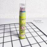 مداد رنگی 12 رنگ استوانه‌ای تراش‌دار طرح لابوبو کد 712 - Image 6