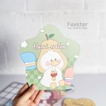 آینه رومیزی ستاره ای تاشو XIUDOU طرح Animal کد 14387 - Image 2