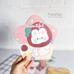 آینه رومیزی ستاره ای تاشو XIUDOU طرح Animal کد 14387 - Image 3