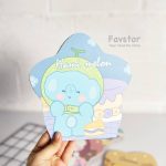 آینه رومیزی ستاره ای تاشو XIUDOU طرح Animal کد 14387 - Image 4