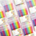 ست 9 عددی روان نویس مون لایت Languo طرح انیمه  سری HIGHLIGHT کد K0555