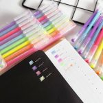 ست 9 عددی روان نویس مون لایت Languo طرح انیمه  سری HIGHLIGHT کد K0555 - Image 2