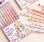 ست 9 عددی روان نویس مون لایت طیفی Languo طرح انیمه سری COLOUR OF SKIN کد K0557 - Image 2