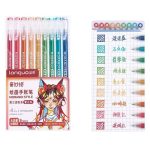 ست 9 عددی روان نویس مون لایت Languo طرح انیمه سری MORANDI STYLE کد K0554 - Image 3