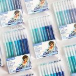 ست 9 عددی روان نویس مون لایت طیفی Languo طرح انیمه سری BLUE STYLE کد K0558