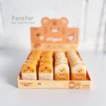 ست مداد تراش مخزن دار و پاک کن TOCHAIN طرح ببر کد 1964