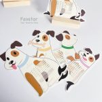 تقویم رومیزی پایه چوبی 1405 سویل طرح سگ های کیوت کد 1704 - Image 5