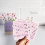 تقویم رومیزی پایه چوبی 1405 سویل طرح گل و گلدون کد 1702 - Image 6