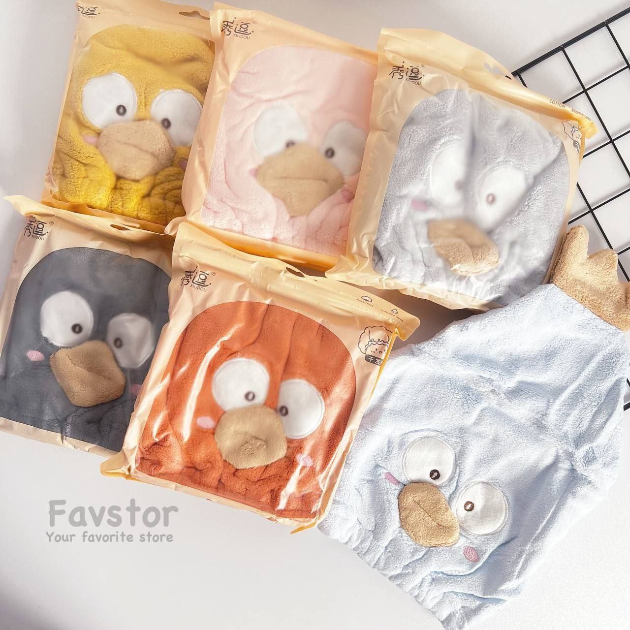 کلاه حمام حوله ای XIUDOU طرح خروس