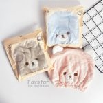 کلاه حمام حوله ای XIUDOU طرح تدی