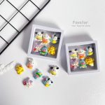 ست 6 عددی استیکر سرامیکی کرومی و Sanrio و باکس وکیوم جادویی کد HT-419