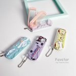 ست آینه و شانه آویزدار تاشو طرح کرومی و Sanrio کد 104