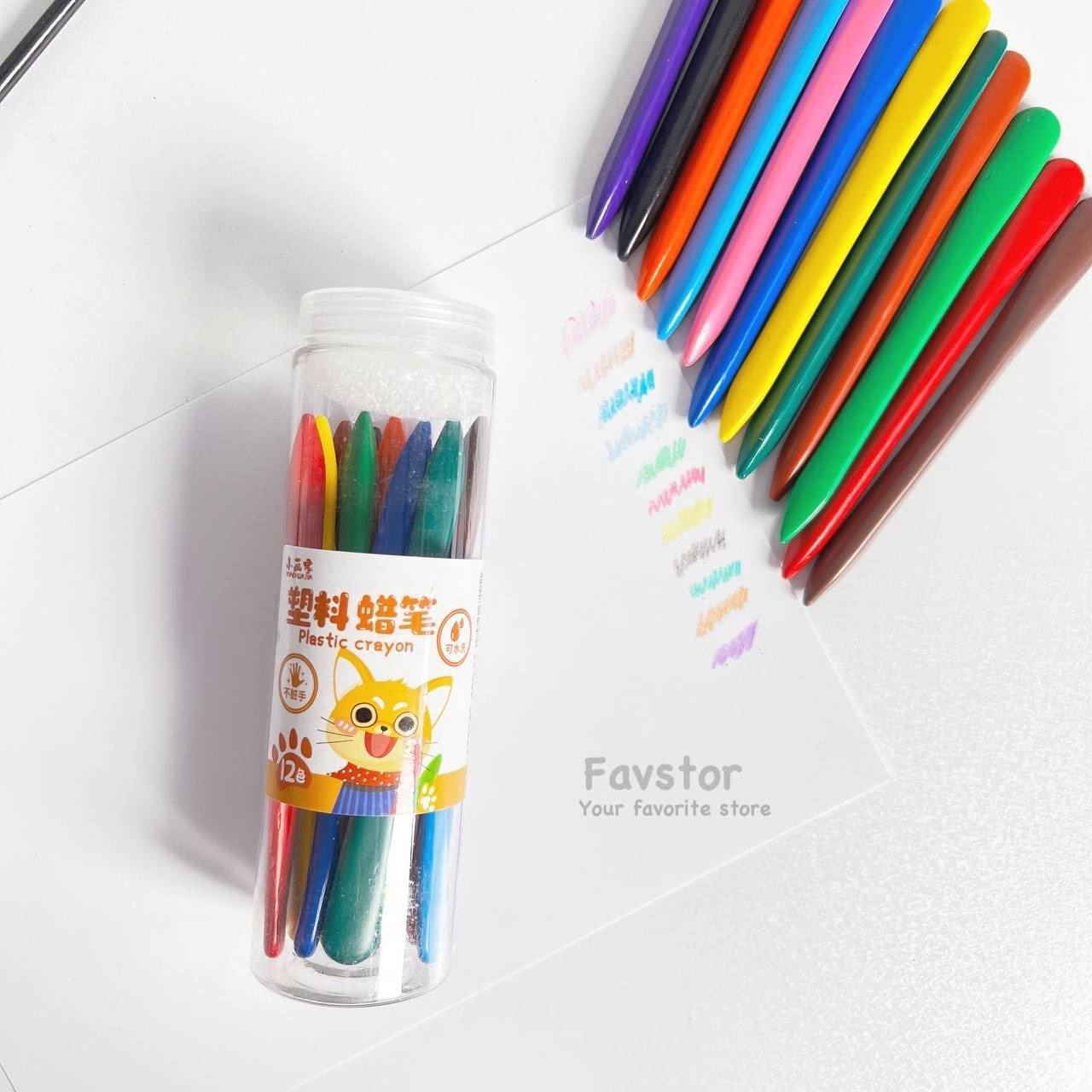 ست 12 رنگ پاستل جادویی قلمی XIAOHUAJIA طرح روباه