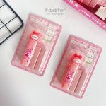 ست پاک کن کاتری و یدک Pinen طرح خرگوش و توت فرنگی کد XP-3086