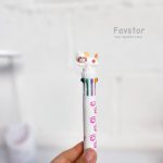 خودکار 10 رنگ طرح گربه کد PA-802 - Image 3