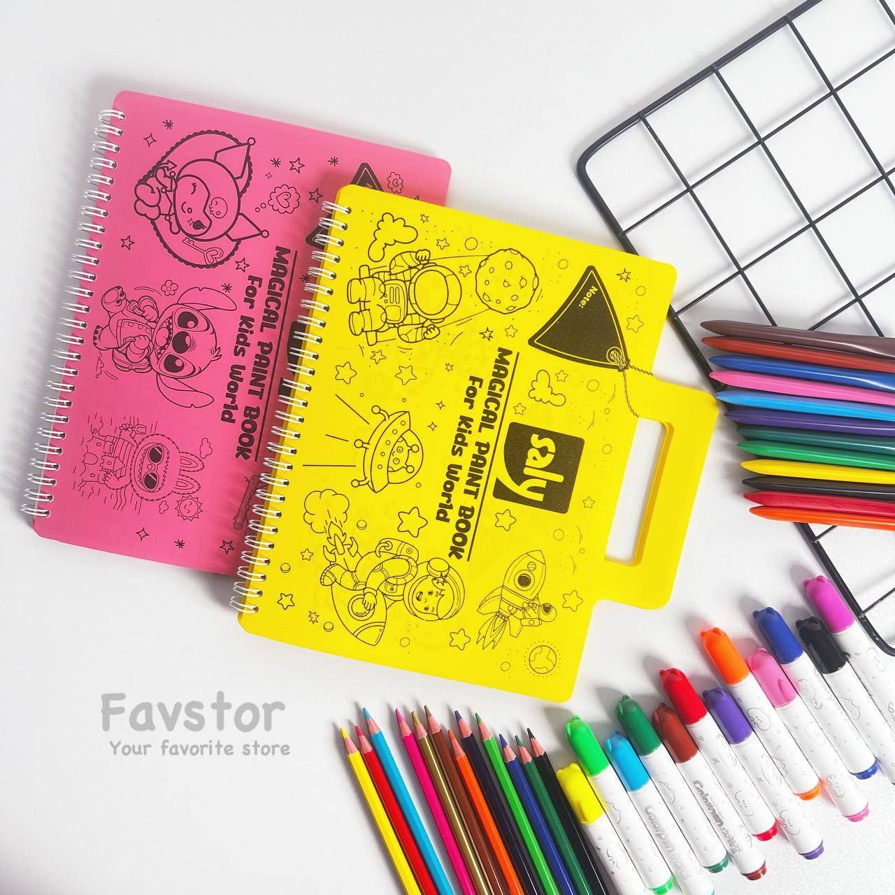 photo_2026-01-04_16-43-27 دفتر رنگ آمیزی جادویی MAGICAL PAINT BOOK سری دوم کد 103 - Image 1